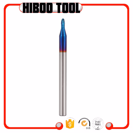 Fresa per fresa in carburo di tungsteno nano blu 65 HRC