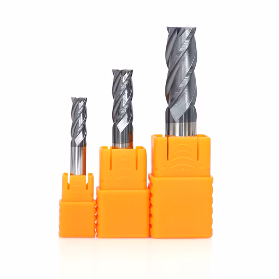 Fresa a candela quadrata economica e conveniente, realizzata in metallo duro integrale per acciai